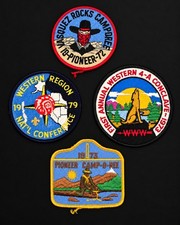 Vintage 1970s BSA Boy Scout Patch Lot of 4 OA Conclave Camporee 1973 1979 picture