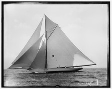Photo:Sayonara Sailboat Racing Yacht at Sea 1890s picture