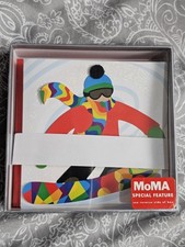 Museum of Modern Art Seasonal Snowboarder Greetings Cards 2007 MoMA 6 Out Of 8 picture