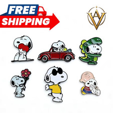 6Pcs Classic Cartoon Enamel Pins Set Collectible Lapel Pin Gift picture