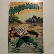 Aquaman #45 DC 1969 Writing On Cover Aqualad Appearance Early Jim Aparo Art picture