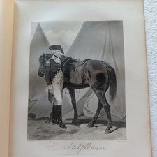 Antique Engraving American  Revolutionary War Anthony Wayne 1861 Original  picture