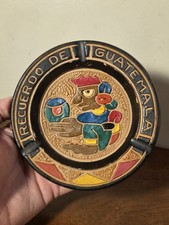 VTG 1980'S SPANISH CENTRAL AMERICAN ASHTRAY RECUERDO DE GUATEMALA picture
