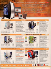 iBUYPOWER AMD Athlon 64 X2 Vintage Computer Magazine Print Ad 2005 picture