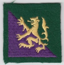 Vintage British North Highland District Command Scotland Patch Insignia Post WW2 picture
