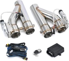 2PCS  Universal 3 Inch Stainless Steel Exhaust Pipe Kit picture