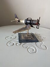 Metal Airplane on stand picture