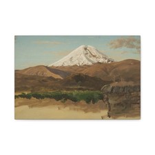 Frederic Edwin Church, American, - Mount Chimborazo, Ecuador - Canvas Wall Art picture