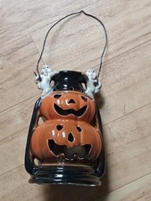 Vintage Halloween Lantern  With Ghost picture