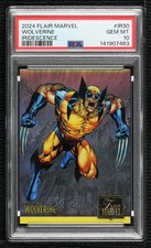 2023 Flair Marvel Iridescence Wolverine #IR30 PSA 10 GEM MT 18u6 picture