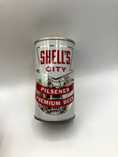 GORGEOUS 12oz *SHELL'S CITY* Pilsener BO'd SS Tab Beer Can S.C. Brewing Miami picture