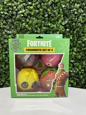 Epic Games Fortnite Ornaments, Set Of 4, New, Collection 2 picture