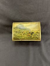 Borghese trinket box sale dresser fox hunt gift vintage wooden collect jewelry picture