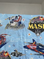 Vintage M.A.S.K. 1985 Cartoon 2 Twin Fitted, 3 Flat Sheet & Pillowcase Set MASK picture