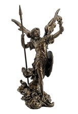 UNICORN STUDIO US 4.5 Inch Poly Stone Archangel Uriel Figurine Statue Home Decor picture