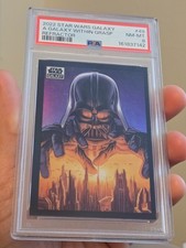 2022 TOPPS STAR WARS DARTH VADER A GALAXY WITHIN GRASP #49 REFRACTOR PSA 8 NM-MT picture
