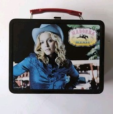 RARE Madonna Music Album Promo Metal Lunchbox & Thermos Set 2000 NECA Boy Toy picture
