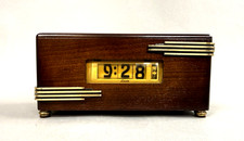 Vintage LAWSON Model P40 Style 215 Electric Desk / Shelf Clock - NEW MOTOR picture