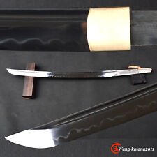 71cm/28“ T10 Clay Tempered Sharp Bare Blade for Japanese Samurai Wakizashi Sword picture
