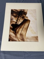 Vintage Sepia Architectural Photograph Matted Print • Yale Archive Provenance picture