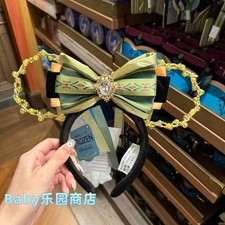 Hong Kong Disneyland Frozen Anna Light Up Ear Headband Rechargeable NWT picture