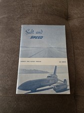 Vtg Salt and Speed Book 1973 Bonneville Speed Worlds Fastest Vehicles Wendover picture