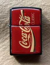 HTF NOS Vintage Collectable NEVER FIRED COCA COLA CLASSIC LIGHTER ***NOS*** picture