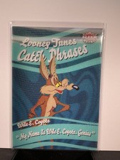 2024 Fleer Retro Looney Tunes Catch Phrase Wile E Coyote “…Genius” CP-21 picture