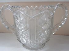 Stunning Imperial Glass, Mogul Variant Pattern Clear Sugar Bowl Sawtooth Edge,   picture