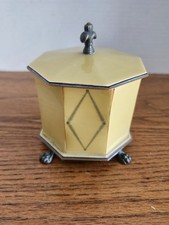 Vintage Acrylic/ Lucite  Glass lined Trinket Box picture