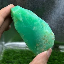 Rare Green Chrysoprase Rough Stone 639Ct Natural Gem Specimen Nugget picture