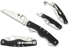 SPYDERCO ClipiTool Rescue Numbered, Multi Function Folding Knife Blk G-10 C209GS picture