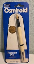 Vtg Osmiroid Calligraphy Cartridge Fountain Pen 22 Carat Gold PlateNib Unopened. picture