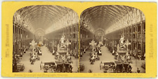 Stereo England, London International Exhibition 1862, The nave, from the Eastern picture