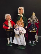 Byers Choice The Nutcracker Series Lot of 4 Drosselmeyer Mouse King Clara Fritz picture