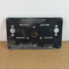 WWII Boeing B-17 Flying Fortress FIRE EXTINGUISHER CONTROL PLATE, RARE picture
