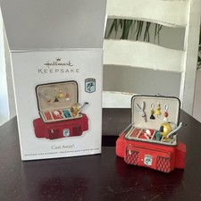 Hallmark 2011 Cast Away Fishing Tackle Box Ornament picture