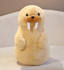 Walrus 14 Inch Pillow Stuffed Animal Plush Toys Toddler Doll Kids Gifts picture