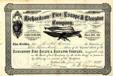 Richardson Fire Escape and Elevator Co. - General Stocks picture