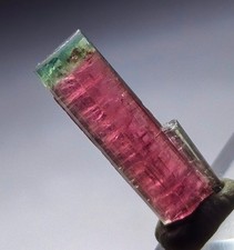 Watermelon Tourmaline Crystal Green Cap Natural Gemstone Mineral Crystals picture