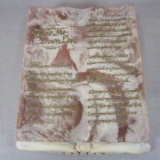 Incolay Stone Bible Prayer Book Sculpture Wall Hanging 