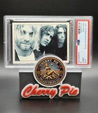 1995 Panini Smash Hits Stickers NIRVANA Kurt Cobain Dave Grohl PSA 9 MINT picture
