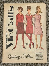 August, 1965 Vintage McCall's Fashion Digest Sewing Pattern Booklet picture