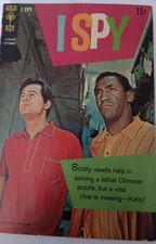 I SPY #6 GOLD KEY COMIC Bill COSBY VG/F- 1968 TV pop culture black actor comedy picture