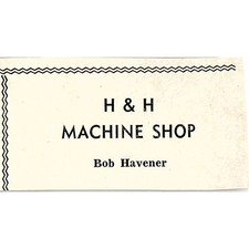 H&H Machine Shop Bob Havener, W.T. Woodward - Taft CA 1965 Ad AF8-S25 picture