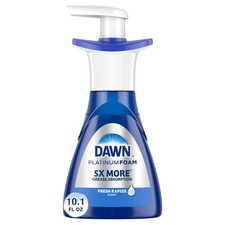Dawn Ultra Platinum Dishwashing Foam Fresh Rapids Scent 10.1 oz Dish Soap Pump picture