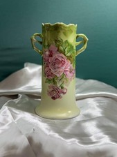 Antique c.t. altwasser silesia double-handled vase picture