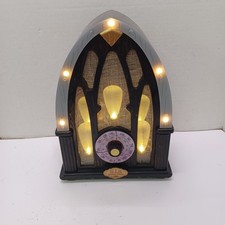 GEMMY R.I.P Ghoul Tone Haunted Light Up Talking RADIO Musical Halloween Decor picture
