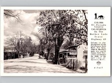 c1945 Post Office & State Highway 49 Coloma California CA Frashers RPPC Postcard picture