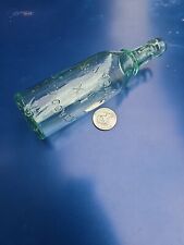 SPARKLING 1880s W.J.Young Glen Cove,NY.☆Old AQUA Blob Top New York Beer Bottle  picture